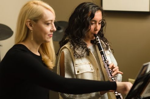 clarinet lesson at lycaeum music