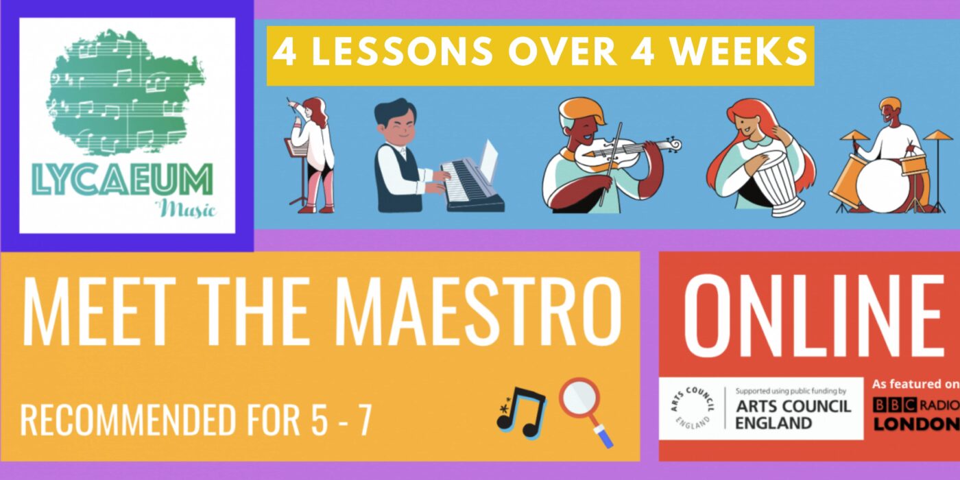 meet the maestro (5 - 7yo) - pick your weekly time slot