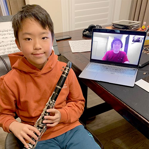 clarinet lessons at home or online