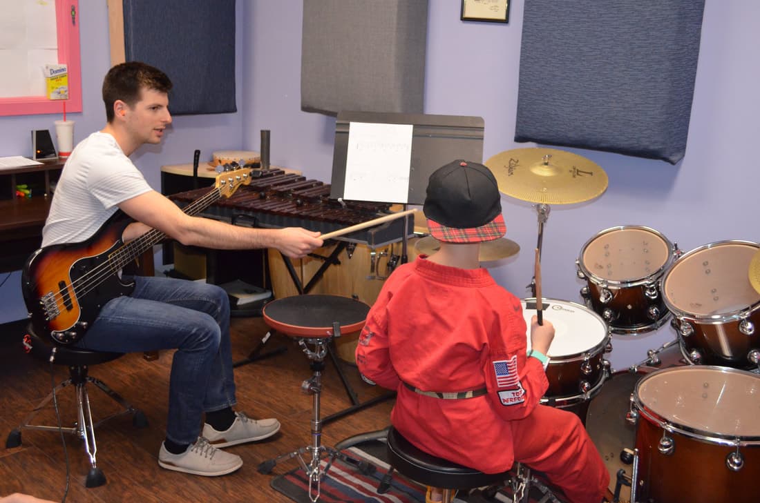 drum lessons at home or online