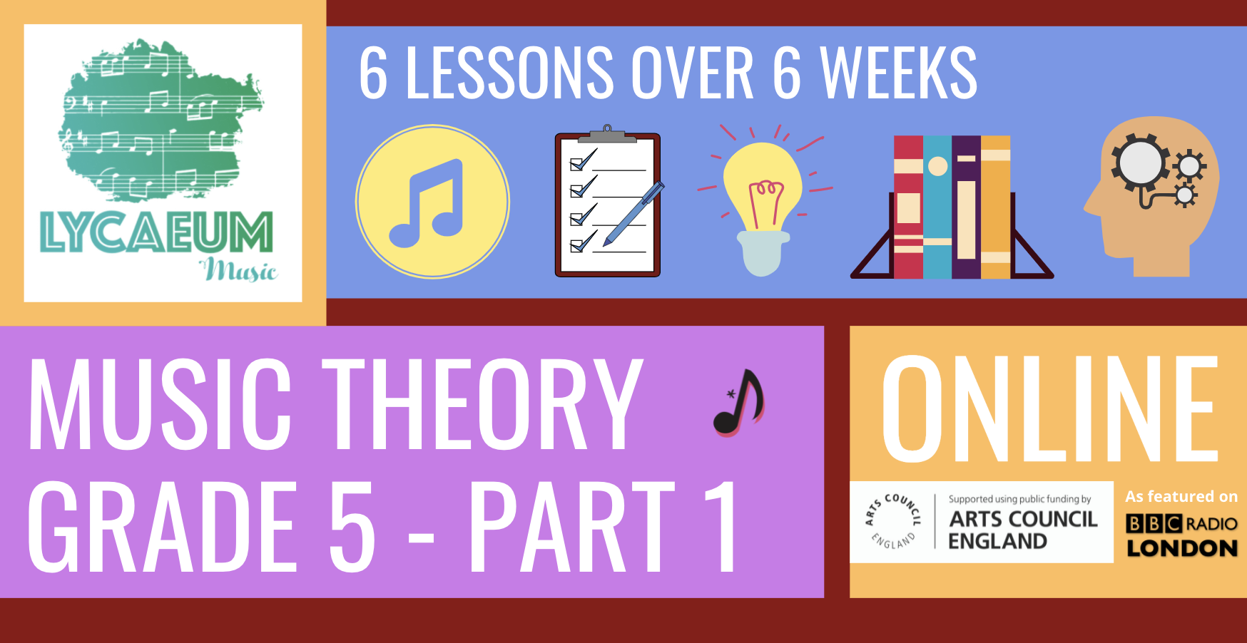 abrsm music theory: grade 5, pt.1 - pick your weekly time slot