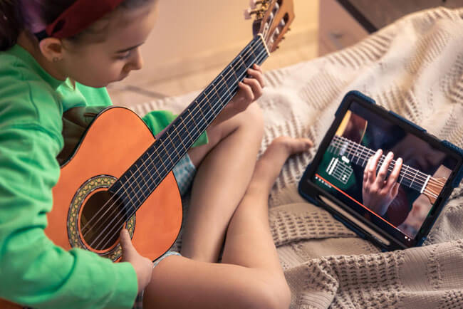 guitar lessons for children in golders green, barnet, nw11 from £14 per lesson